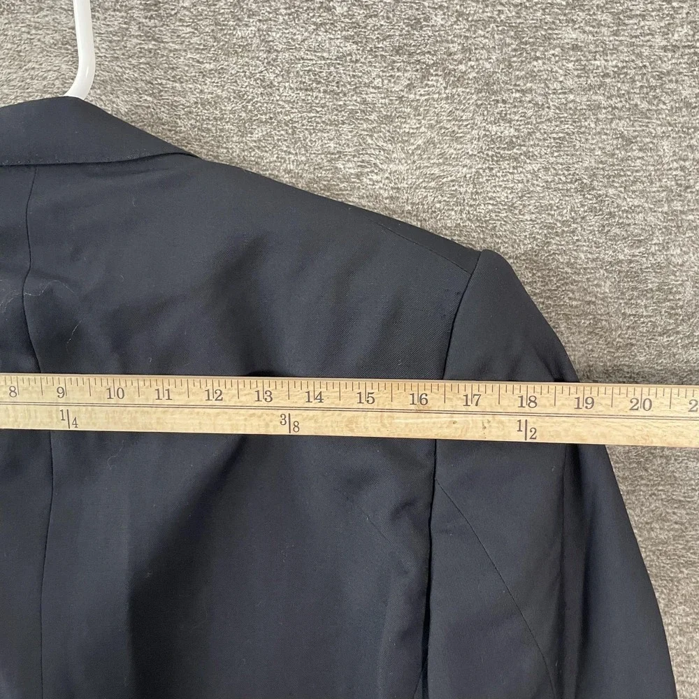 Vintage‎ Ermenegildo Zegna Suit Jacket Mens 52 (US 42) Blue Wool Peak Lapel 90s